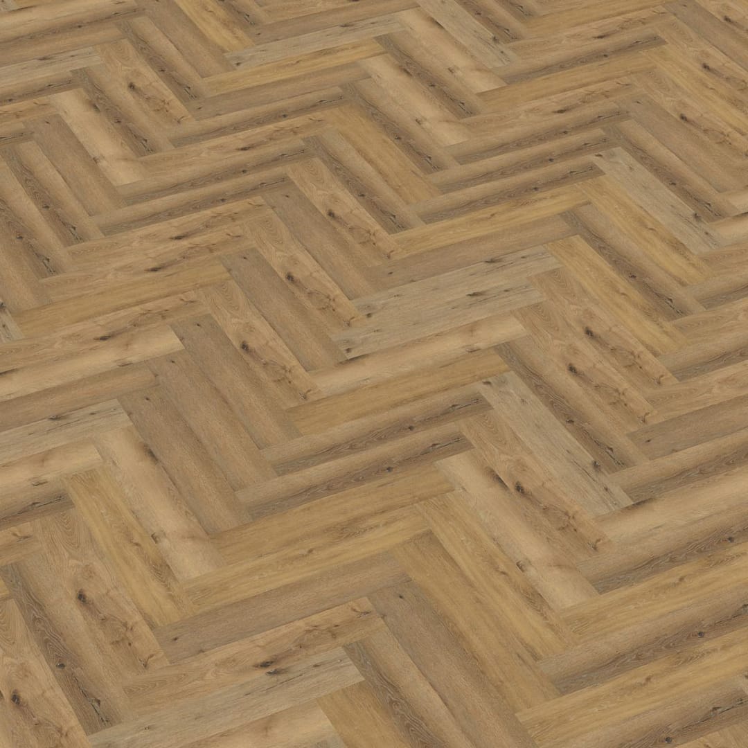 Spigato Herringbone SPC 7mm Dark Oak - imagine 2