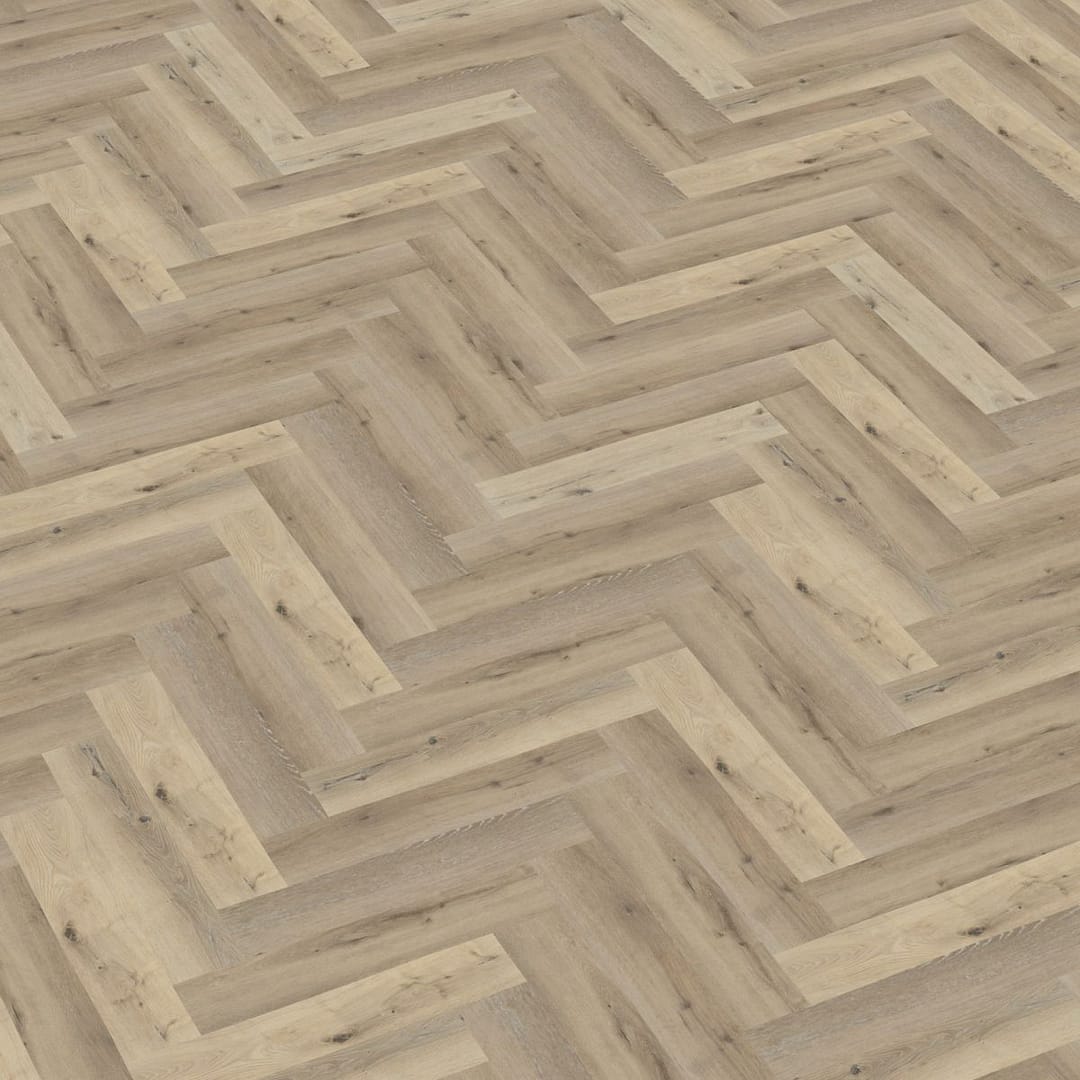 Spigato Herringbone SPC 7mm Light Oak - imagine 2