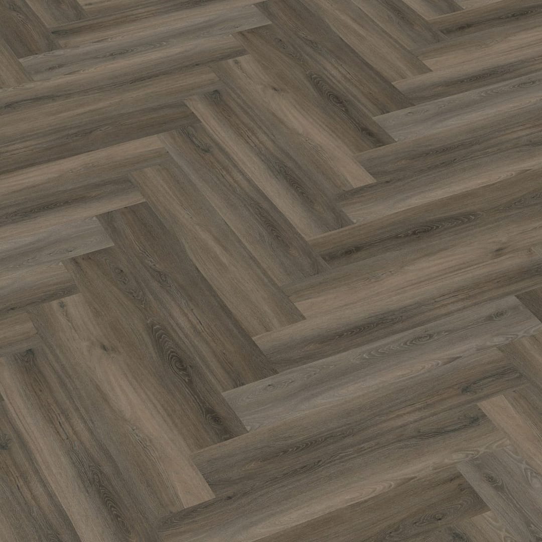 Spigato Herringbone SPC 7mm Dark Grey - imagine 2