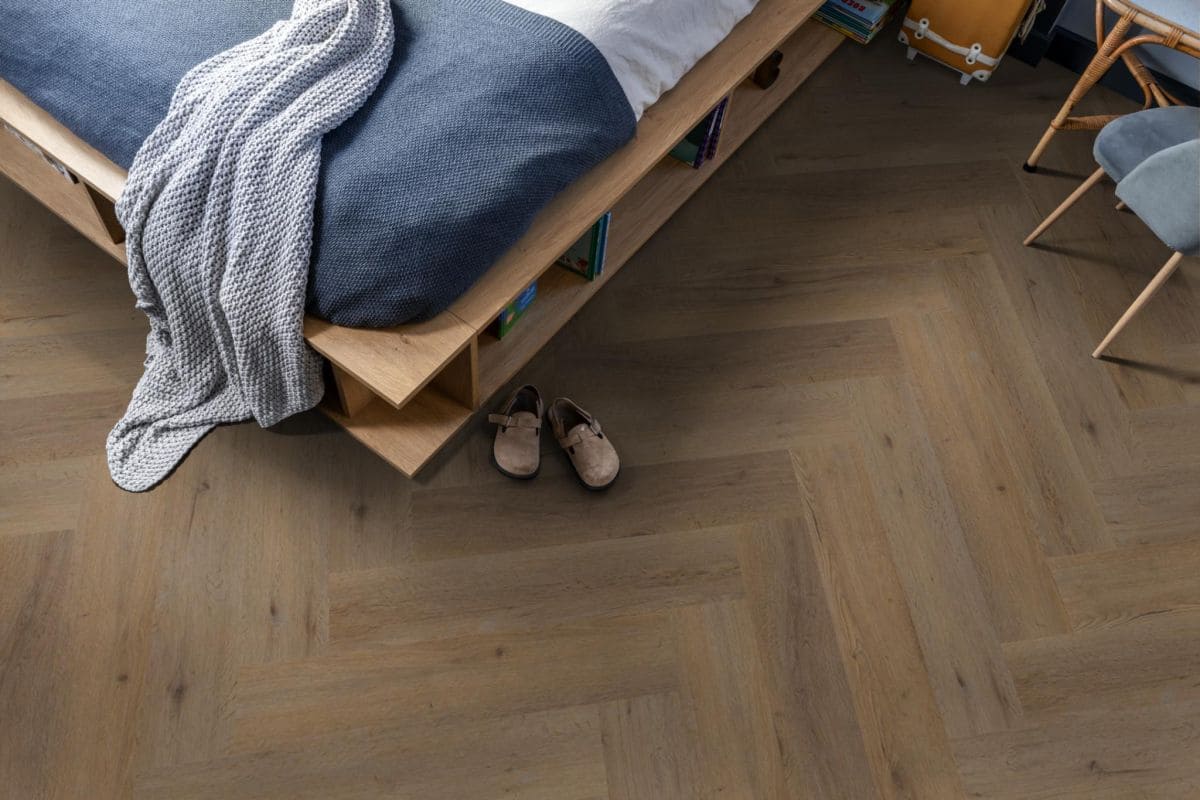Spigato Vivero Herringbone 7mm SPC Natural Oak - imagine 3