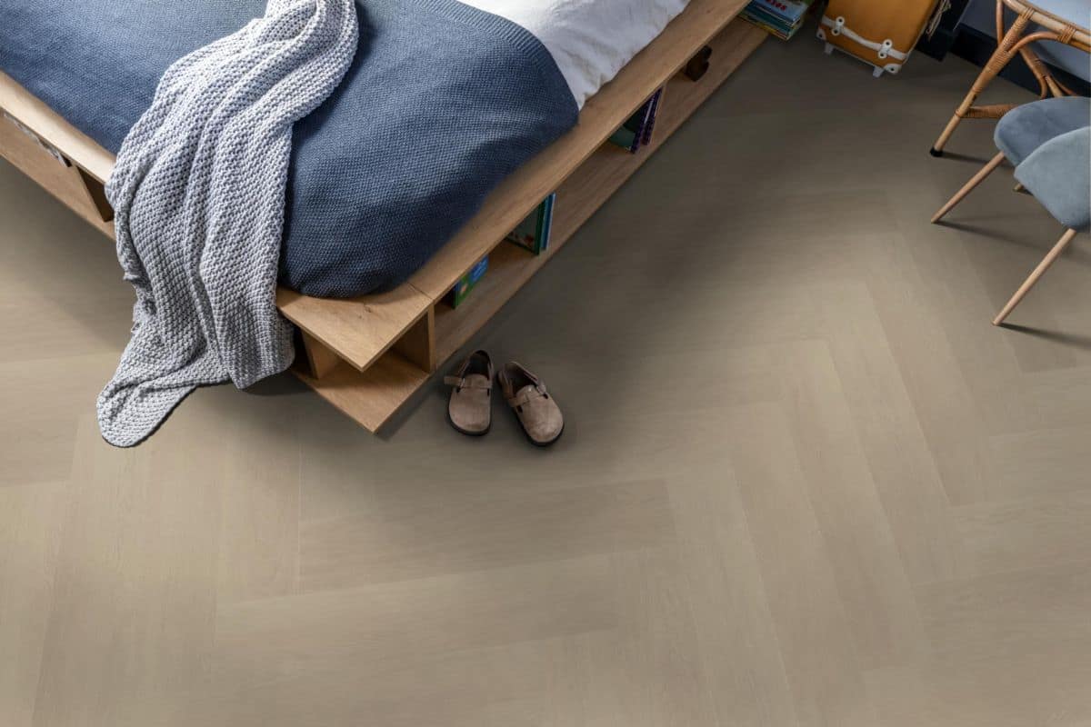 Spigato Estino Herringbone 7mm SPC Beige - imagine 4