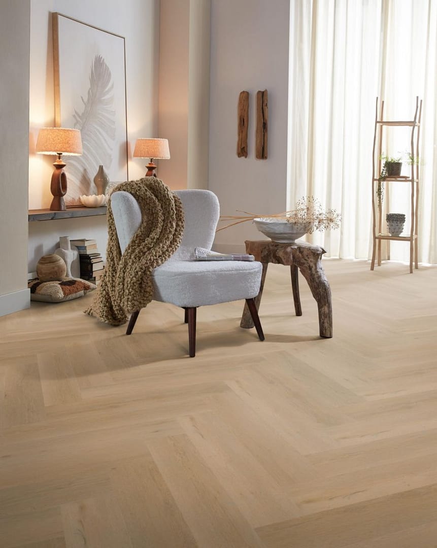 Spigato Vivero Herringbone 7mm SPC Warm Oak - imagine 3