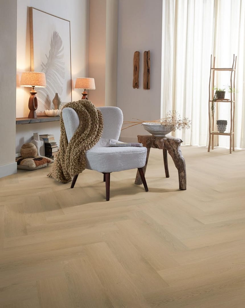Spigato Navaro Herringbone 5mm Light Oak - imagine 3